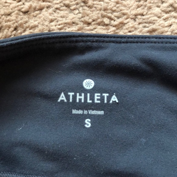 Athleta Gray Running Tights Size Small - Picture 5 of 8